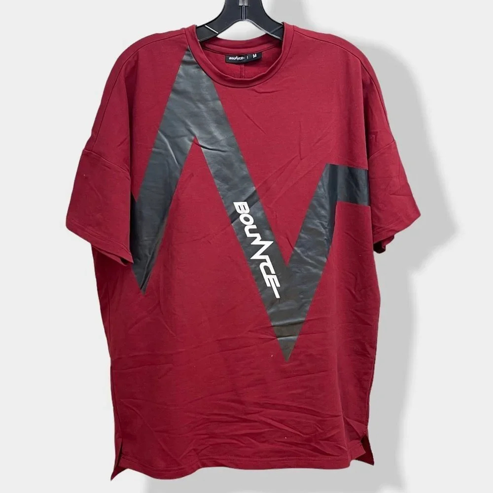 Bounce Red Graphic T-Shirt‎